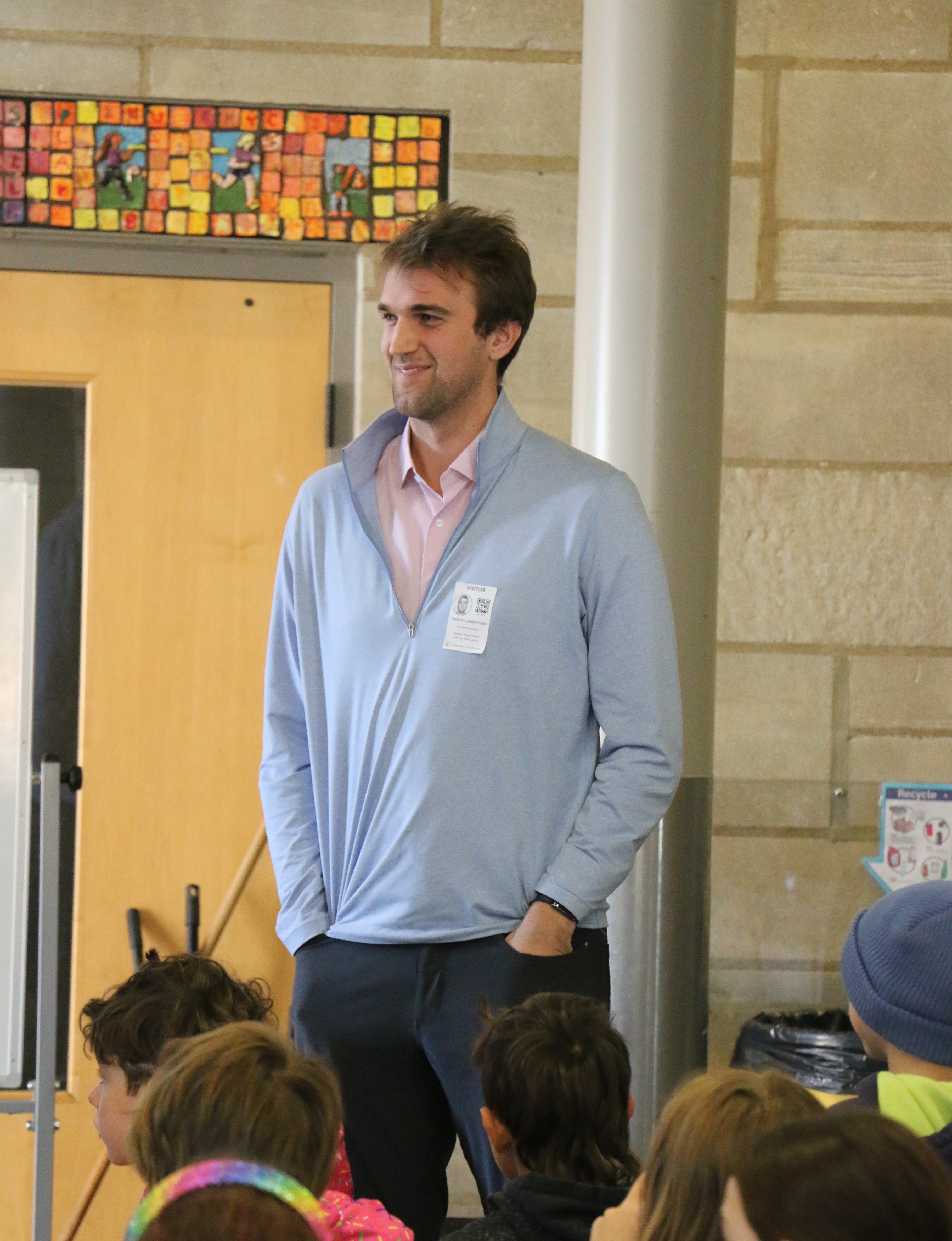 Alumnus Tim Pugh Shares His Passions with Falk Students